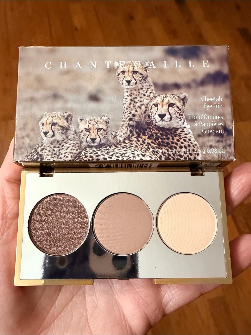 Chantecaille cheetah Trio Eyeshadow Palette - Limited Edition.